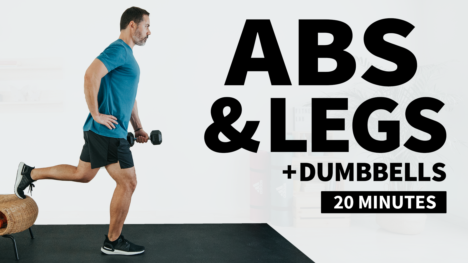 Do This Everyday To Workout Abs & Legs // Equipment: Dumbbells