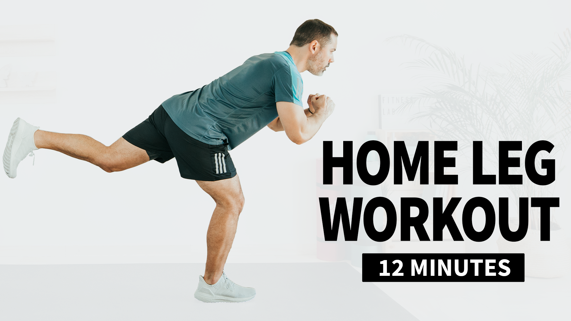 How To Workout Legs From Home | No Equipment